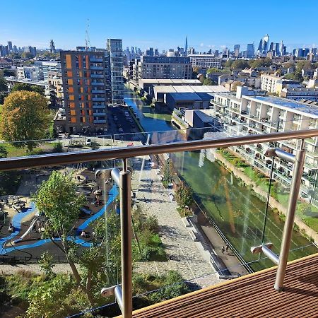 Cozy Double Room With Large En Suite Near Canary Wharf London With Amazing Views In A Shared Apartment מראה חיצוני תמונה